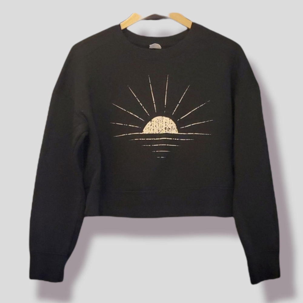Eclectic sun black sweatshirt
